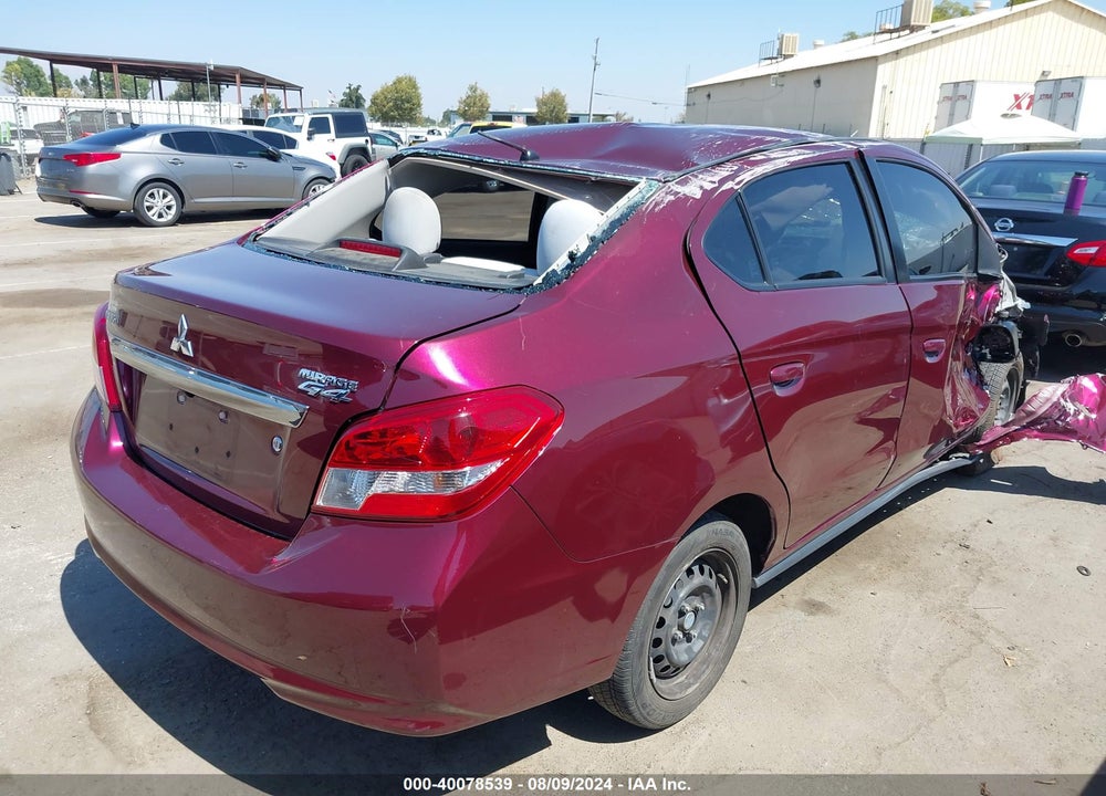 2019 MITSUBISHI MIRAGE G4 VIN: ML32F3FJ9KHF05571