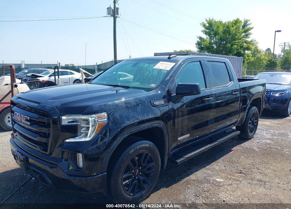 2021 GMC SIERRA 1500 4WD SHORT BOX ELEVATION VIN: 3GTU9CED6MG463928