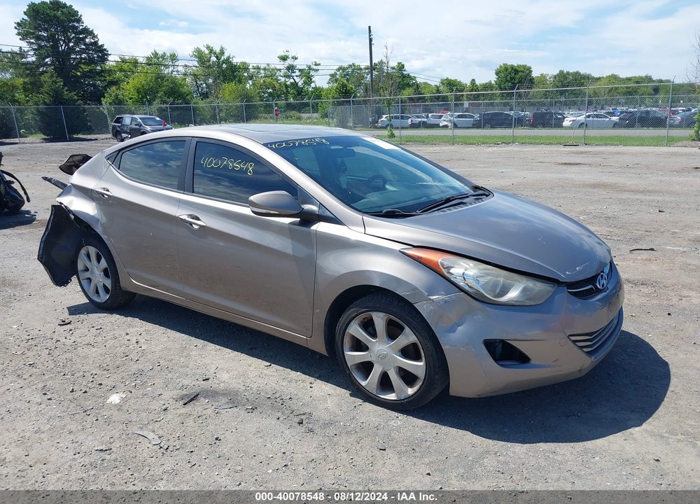 2012 HYUNDAI ELANTRA LIMITED VIN: 5NPDH4AE8CH106165
