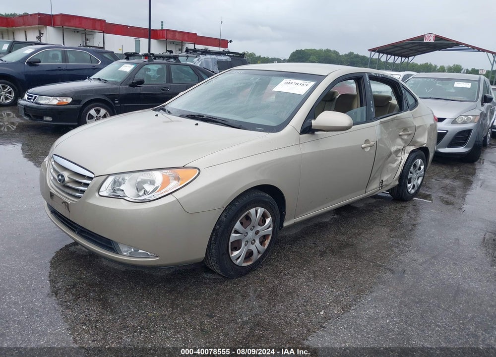 2010 HYUNDAI ELANTRA GLS VIN: KMHDU4ADXAU881584