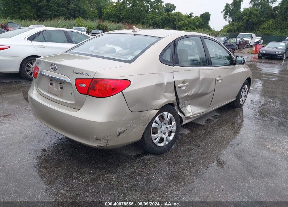 2010 HYUNDAI ELANTRA GLS VIN: KMHDU4ADXAU881584