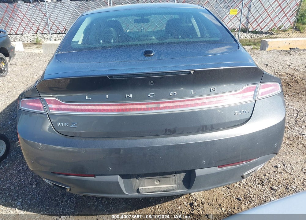 2016 LINCOLN MKZ HYBRID VIN: 3LN6L2LU9GR624770