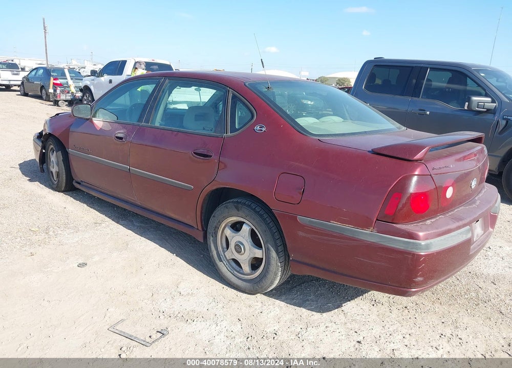 2001 CHEVROLET IMPALA LS VIN: 2G1WH55K219112342