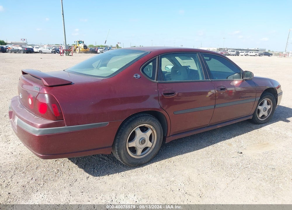 2001 CHEVROLET IMPALA LS VIN: 2G1WH55K219112342