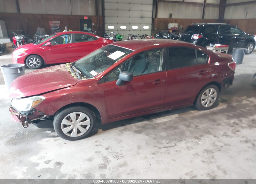 2015 SUBARU IMPREZA 2.0I VIN: JF1GJAA63FH002099