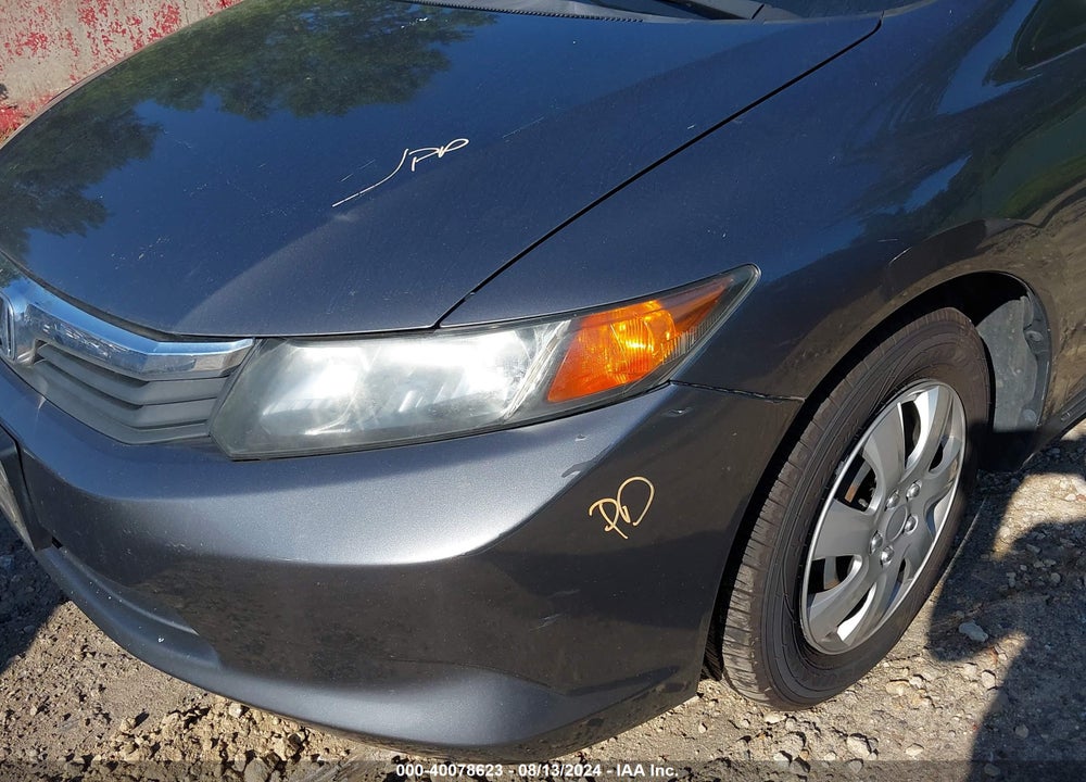 2012 HONDA CIVIC LX VIN: 2HGFB2F56CH589611