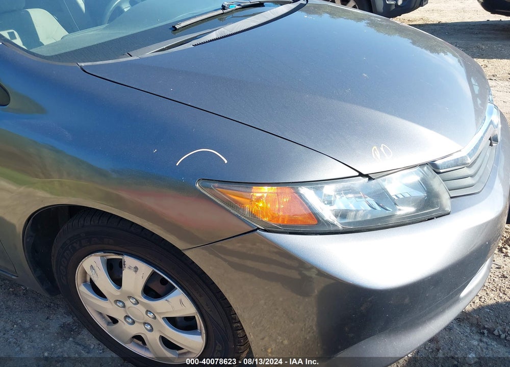 2012 HONDA CIVIC LX VIN: 2HGFB2F56CH589611