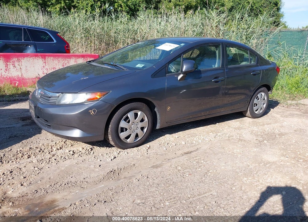 2012 HONDA CIVIC LX VIN: 2HGFB2F56CH589611