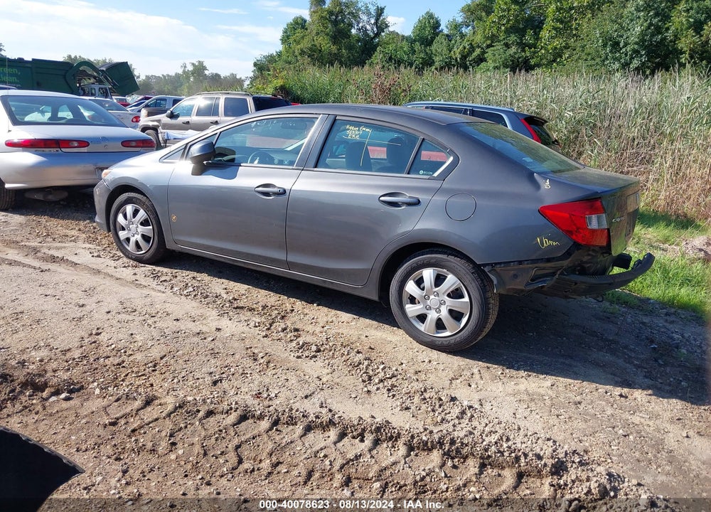 2012 HONDA CIVIC LX VIN: 2HGFB2F56CH589611