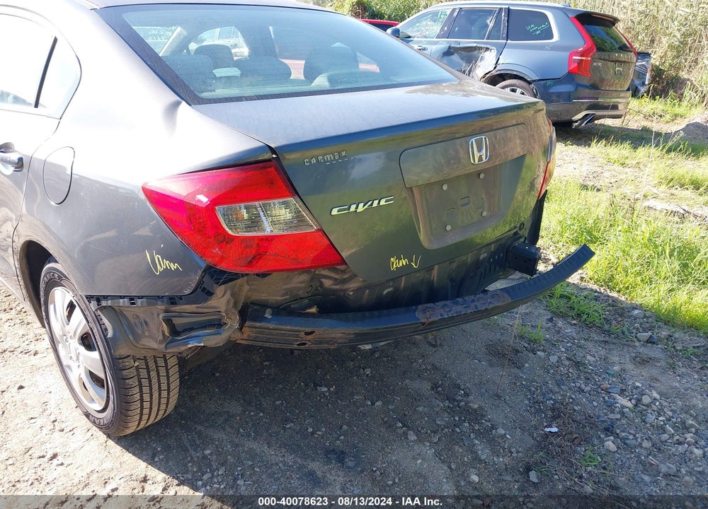 2012 HONDA CIVIC LX VIN: 2HGFB2F56CH589611