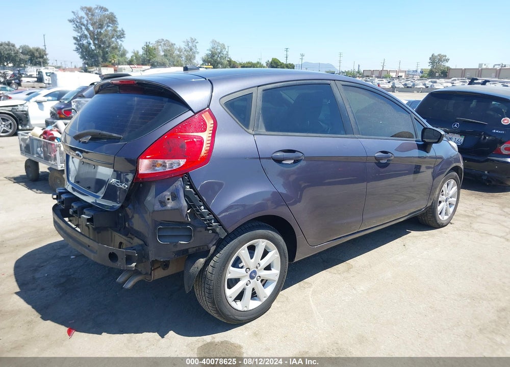 2012 FORD FIESTA SE VIN: 3FADP4EJ5CM183053