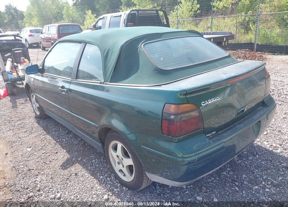 2000 VOLKSWAGEN CABRIO VIN: 3VWDC21V3YM807407