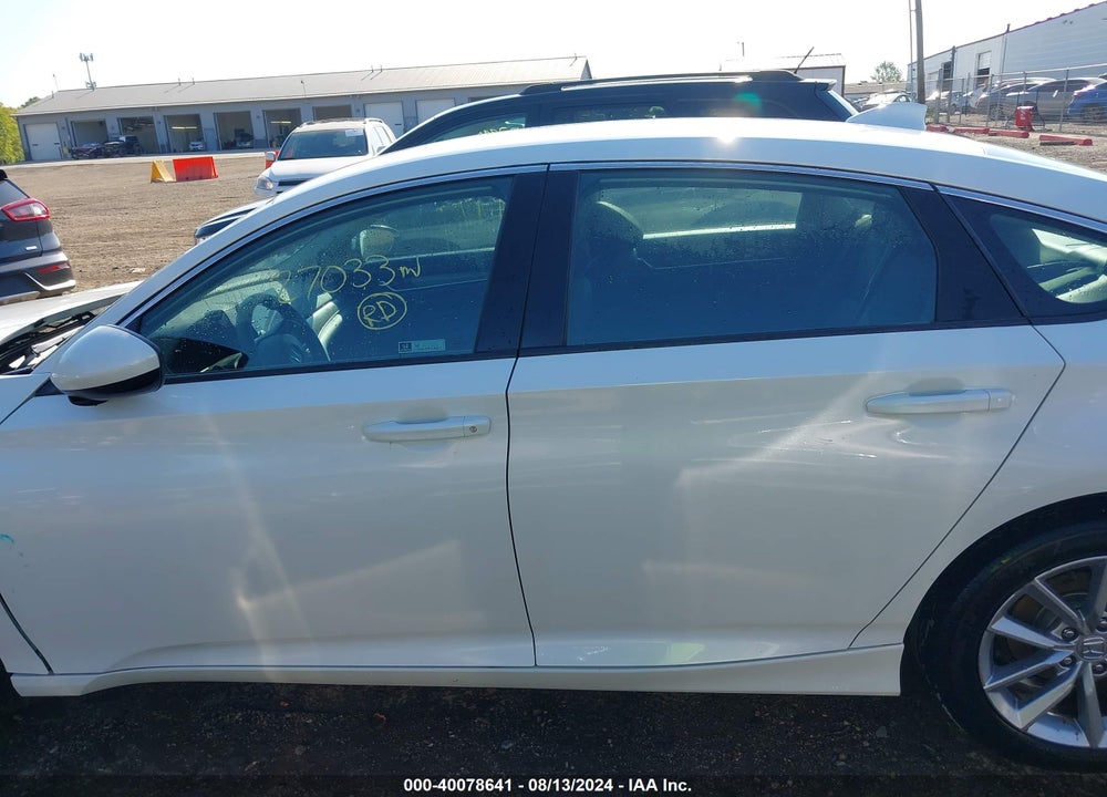 2021 HONDA ACCORD VIN: 1HGCV1F17MA004892