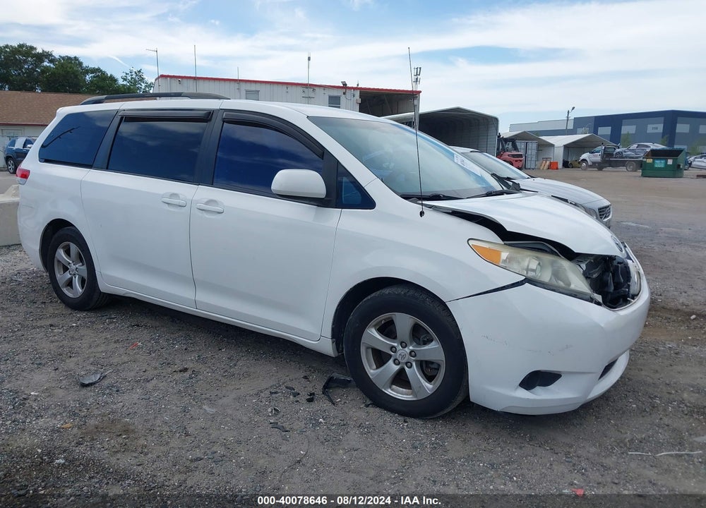 2011 TOYOTA SIENNA LE V6 VIN: 5TDKK3DC2BS010506
