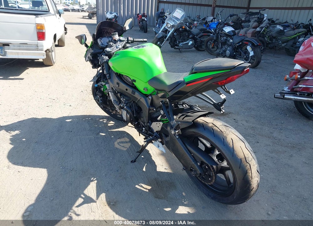 2022 KAWASAKI ZX636 K VIN: JKBZXJH19NA012161