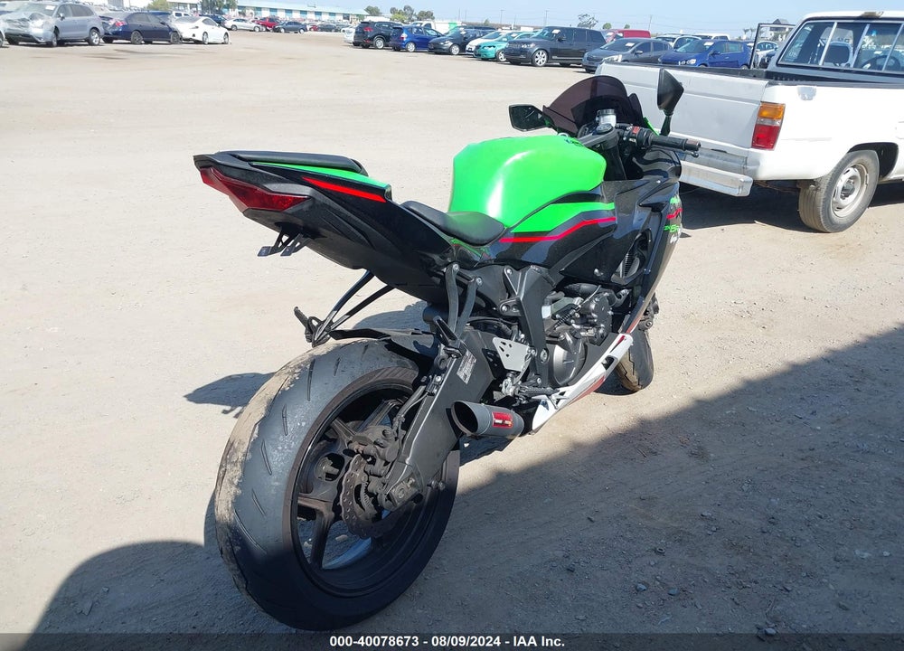 2022 KAWASAKI ZX636 K VIN: JKBZXJH19NA012161