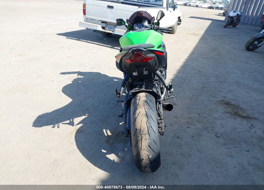 2022 KAWASAKI ZX636 K VIN: JKBZXJH19NA012161