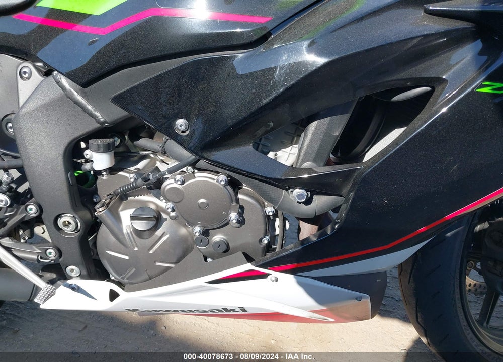 2022 KAWASAKI ZX636 K VIN: JKBZXJH19NA012161