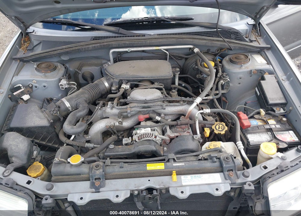 2006 SUBARU FORESTER 2.5X VIN: JF1SG63626H755481