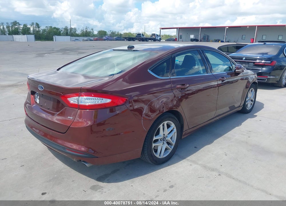2016 FORD FUSION SE VIN: 3FA6P0H78GR143088