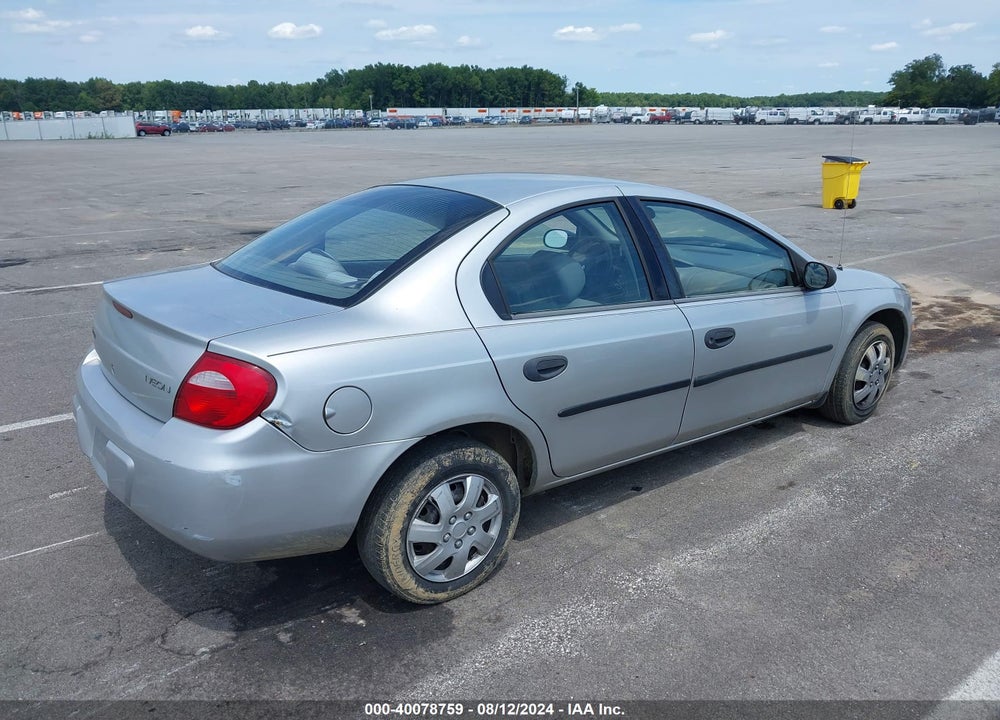 2004 DODGE NEON SE VIN: 1B3ES26C64D551840