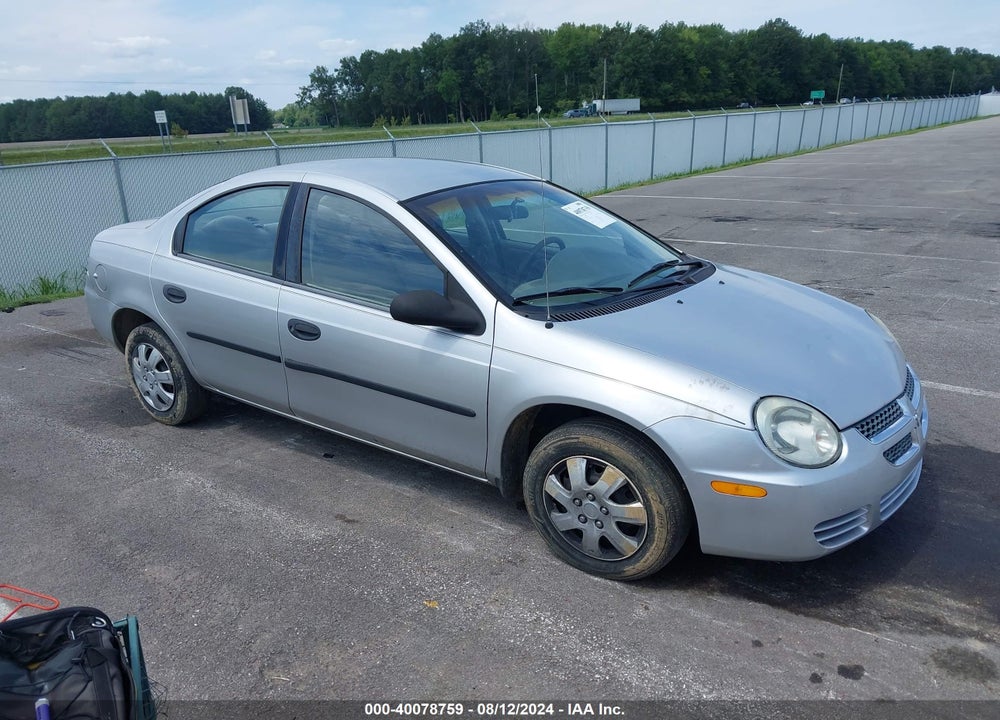 2004 DODGE NEON SE VIN: 1B3ES26C64D551840