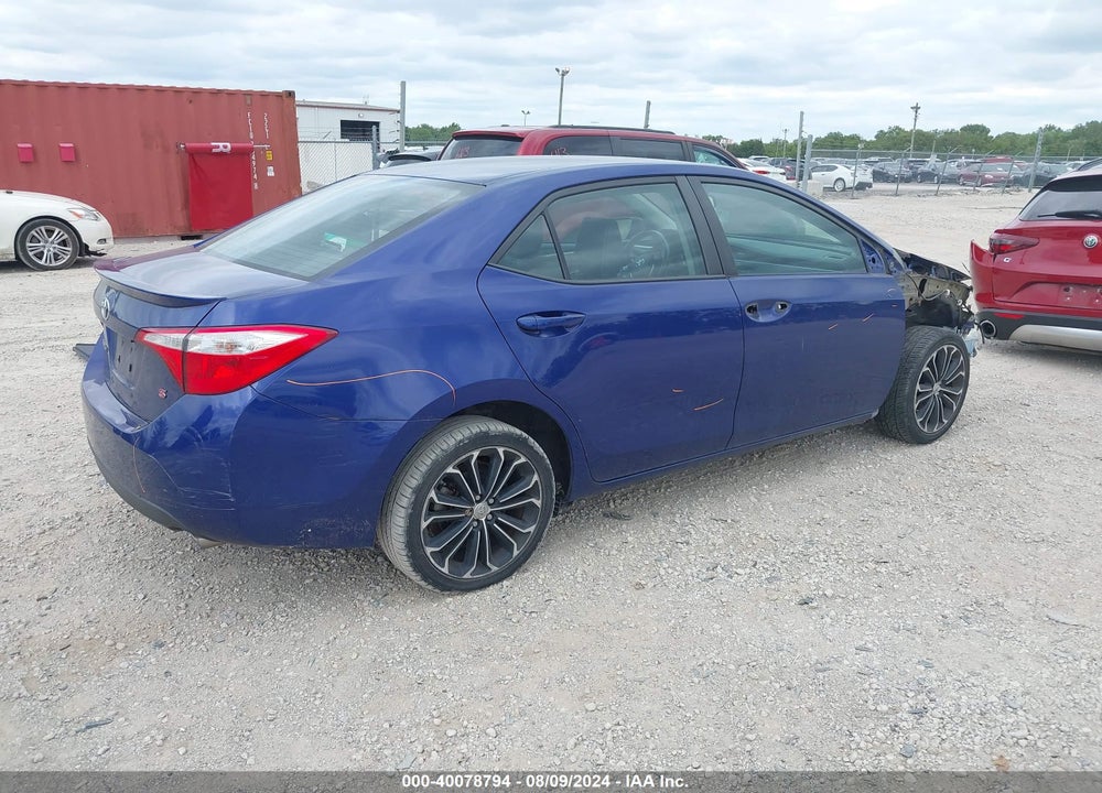 2014 TOYOTA COROLLA S PLUS VIN: 5YFBURHE6EP046978