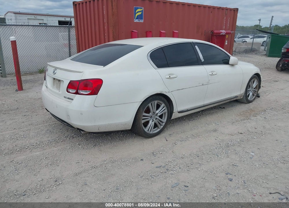 2007 LEXUS GS 450H VIN: JTHBC96S775002479