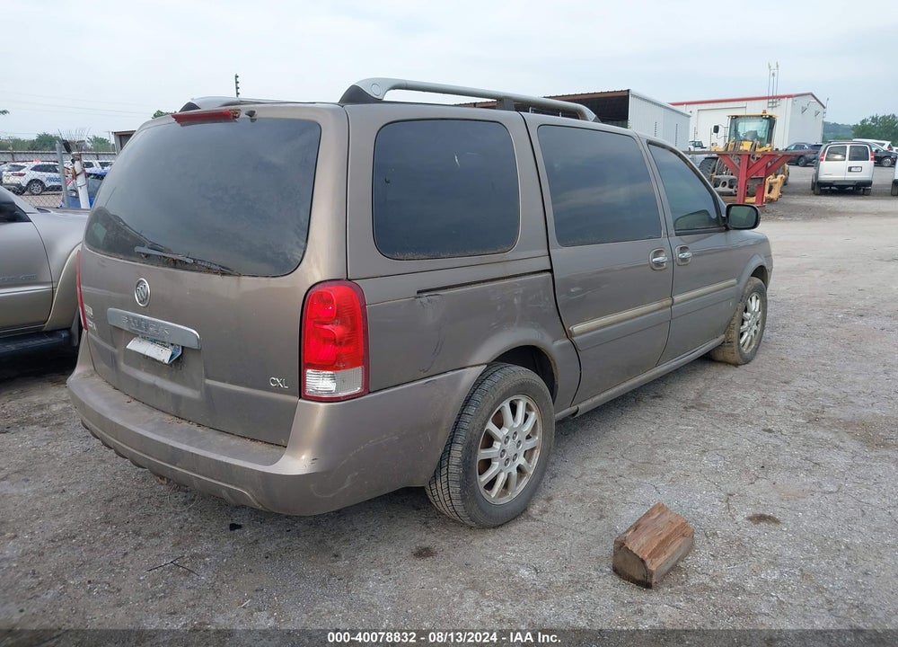 2006 BUICK TERRAZA CXL VIN: 5GADV33L46D142137