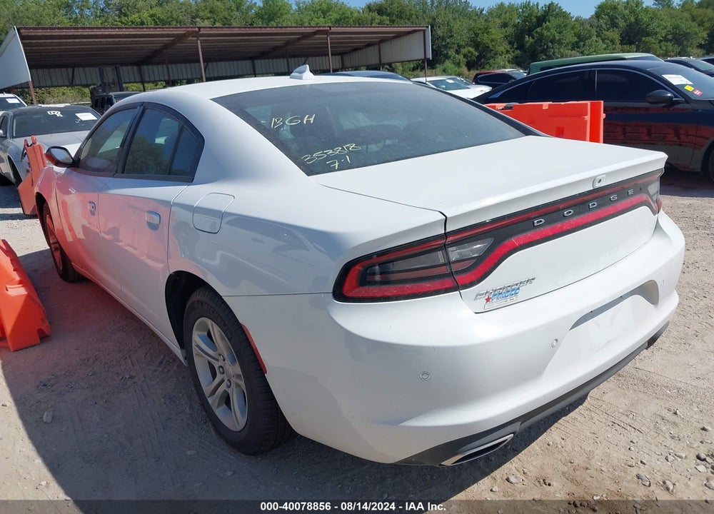 2023 DODGE CHARGER SXT VIN: 2C3CDXBG2PH702951
