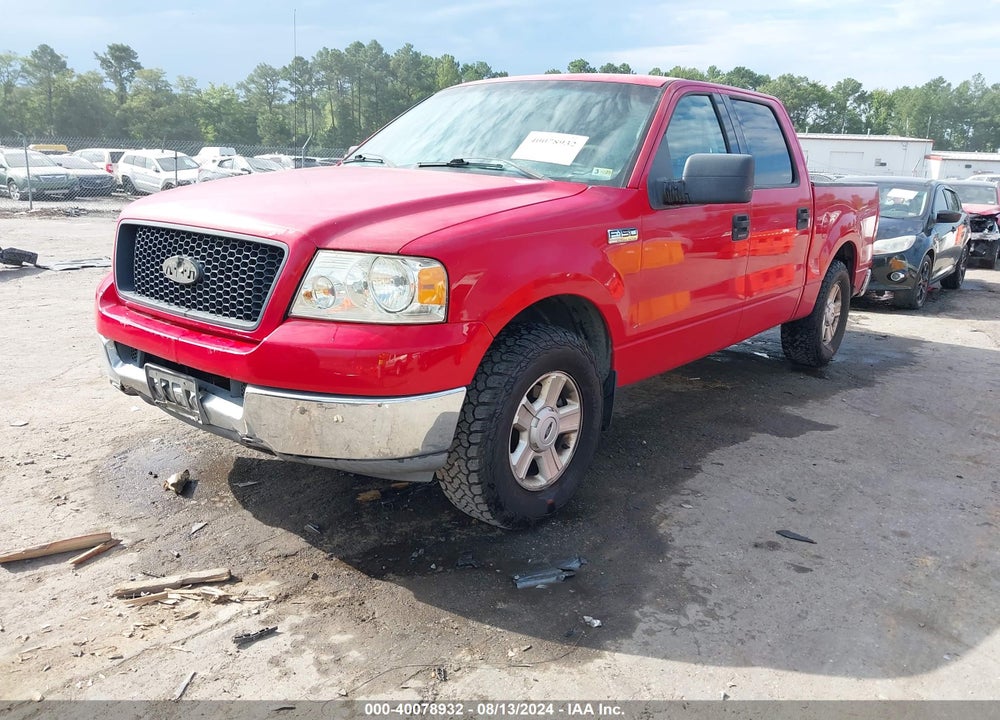 2004 FORD F-150 VIN: 1FTPW12584FA19989