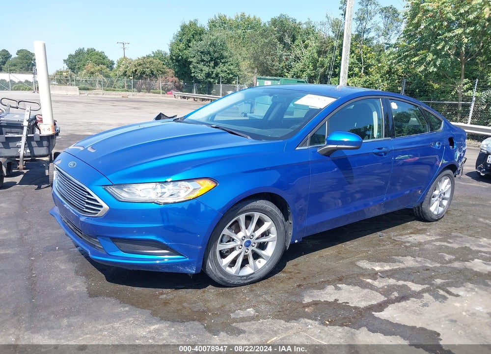 2017 FORD FUSION SE VIN: 3FA6P0HD6HR402314