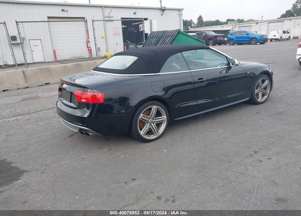 2013 AUDI S5 3.0T PREMIUM PLUS VIN: WAUCGAFH3DN008532