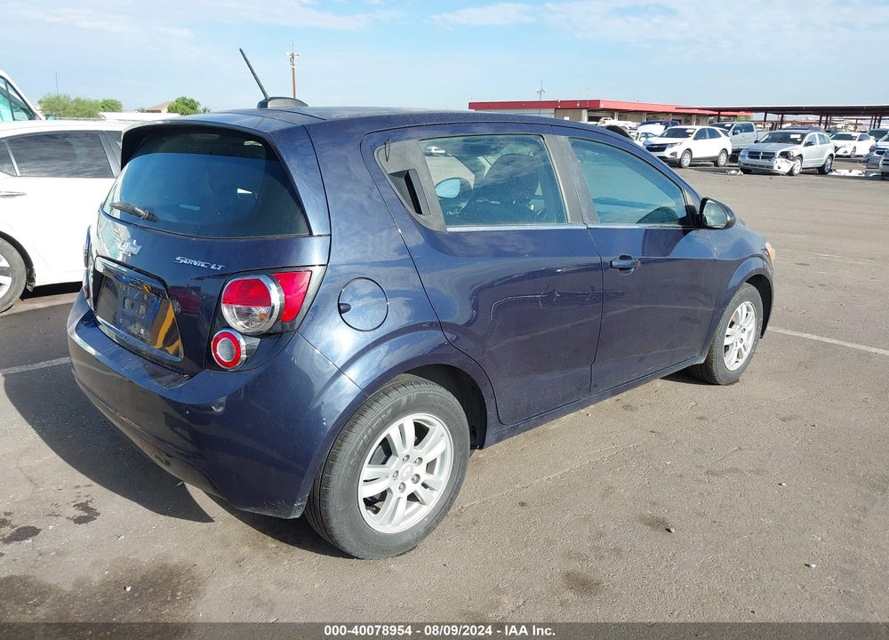 2016 CHEVROLET SONIC LT AUTO VIN: 1G1JC6SH2G4158515