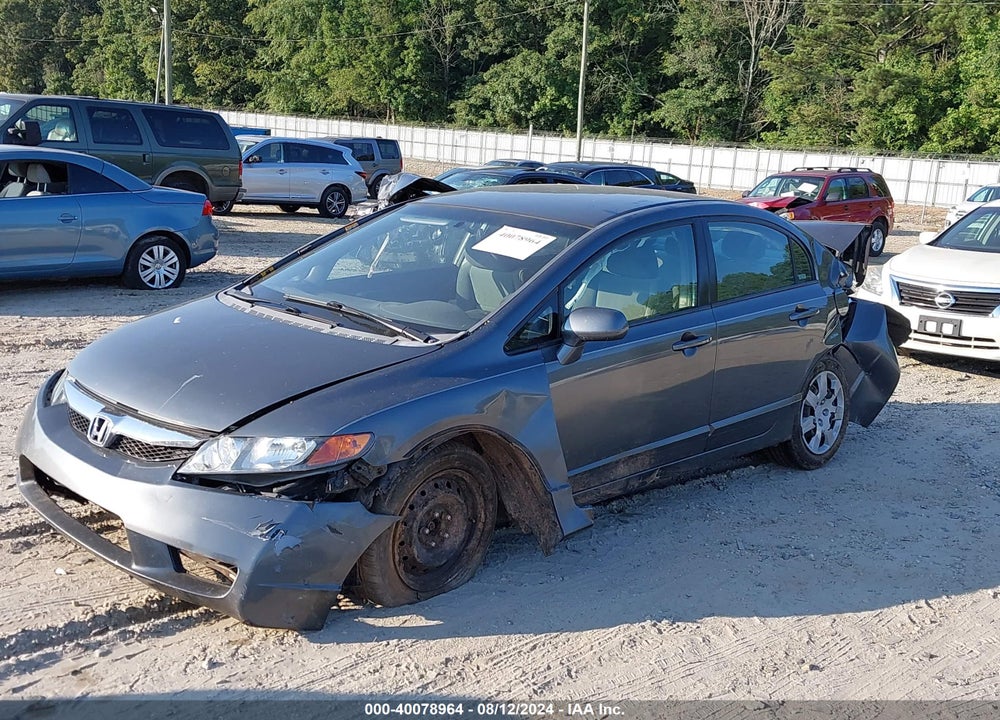 2009 HONDA CIVIC LX VIN: 2HGFA16549H302434