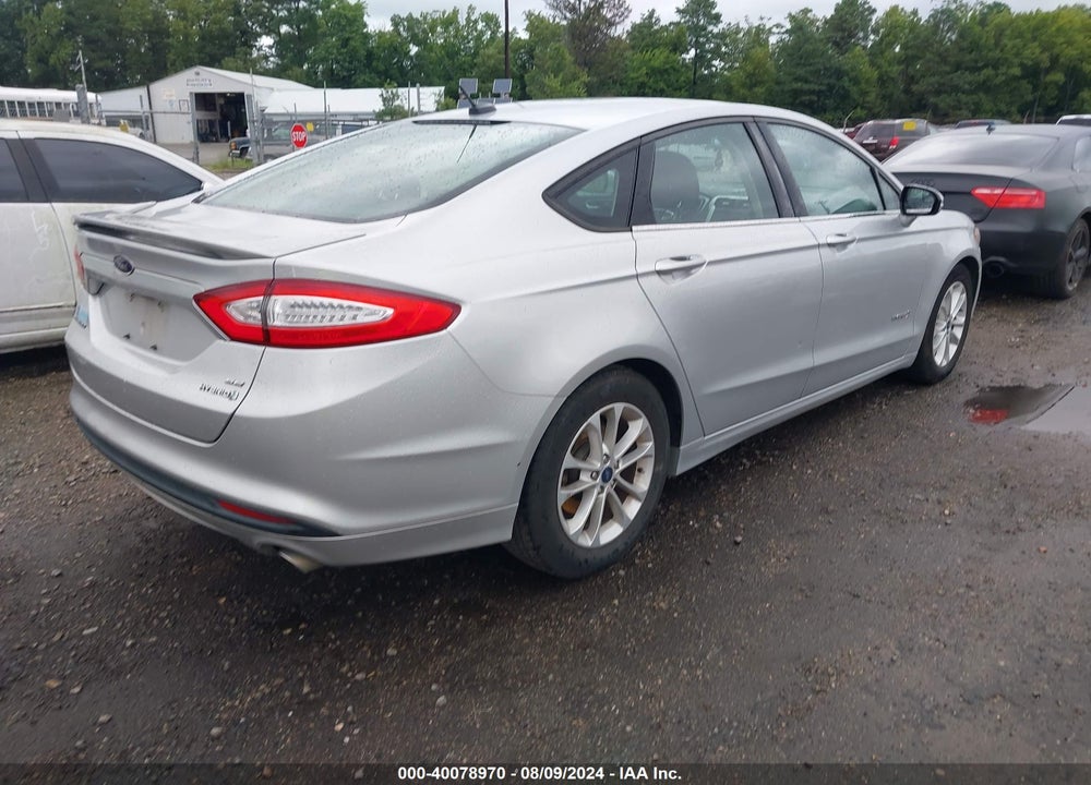 2013 FORD FUSION HYBRID SE VIN: 3FA6P0LU2DR319318