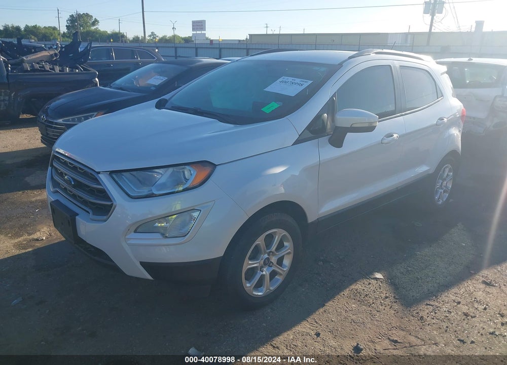 2018 FORD ECOSPORT SE VIN: MAJ6P1ULXJC162806