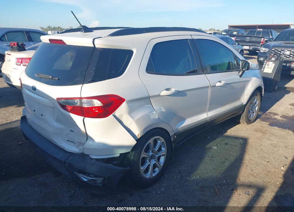 2018 FORD ECOSPORT SE VIN: MAJ6P1ULXJC162806