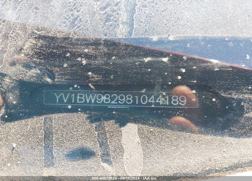 2008 VOLVO V70 3.2 VIN: YV1BW982981044189