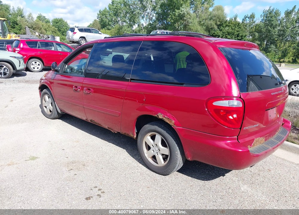 2007 DODGE GRAND CARAVAN SXT VIN: 2D4GP44L37R204235