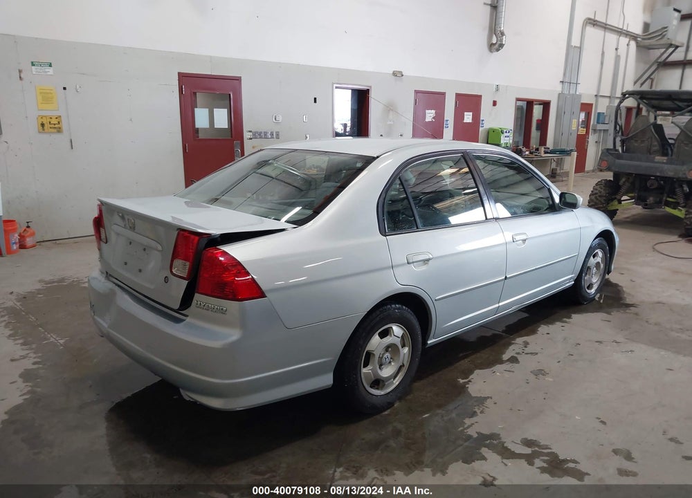 2005 HONDA CIVIC HYBRID VIN: JHMES96615S013933