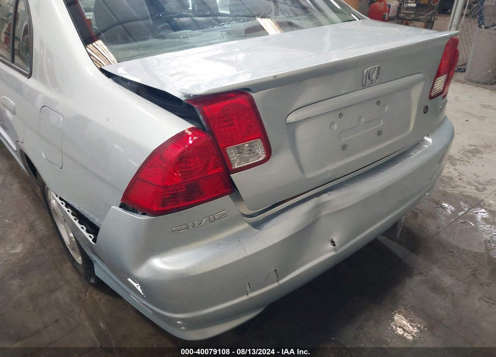 2005 HONDA CIVIC HYBRID VIN: JHMES96615S013933