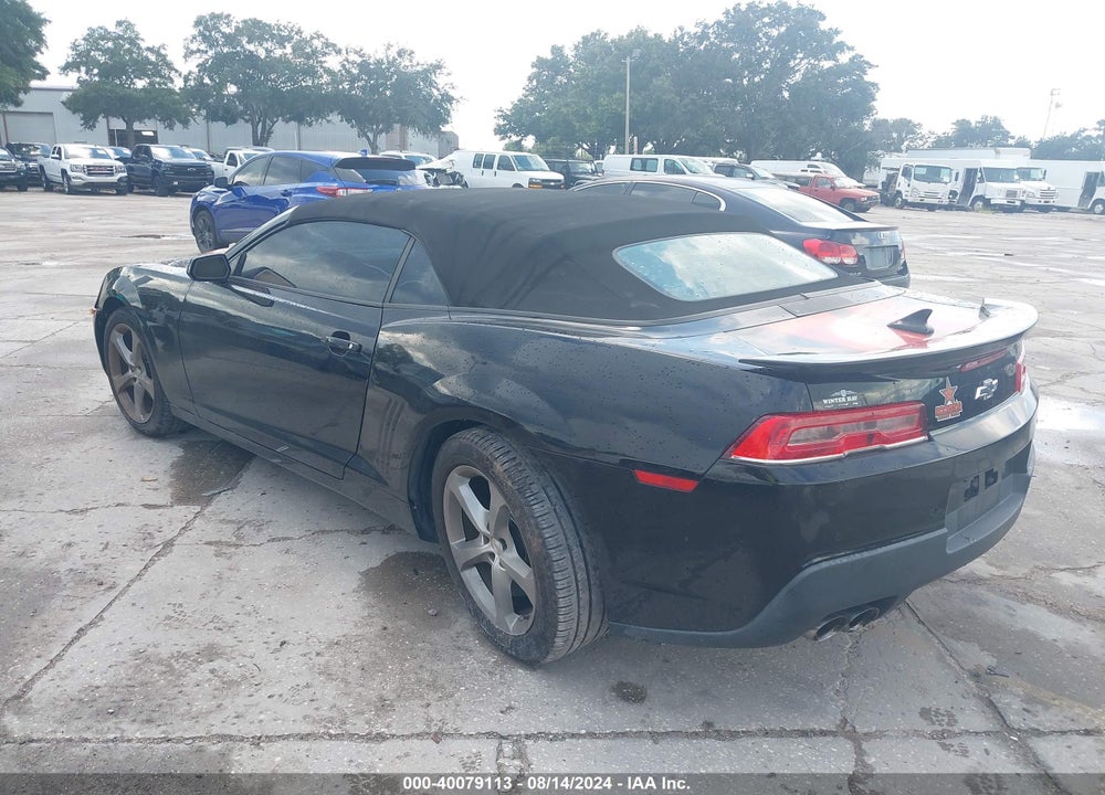 2014 CHEVROLET CAMARO 2LT VIN: 2G1FC3D33E9180653
