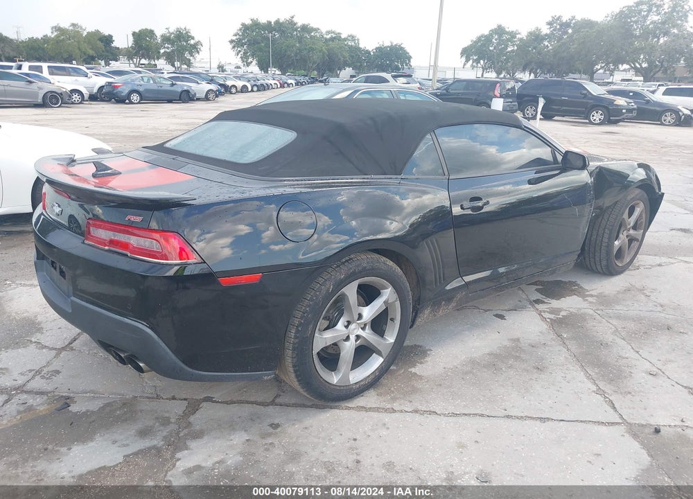 2014 CHEVROLET CAMARO 2LT VIN: 2G1FC3D33E9180653