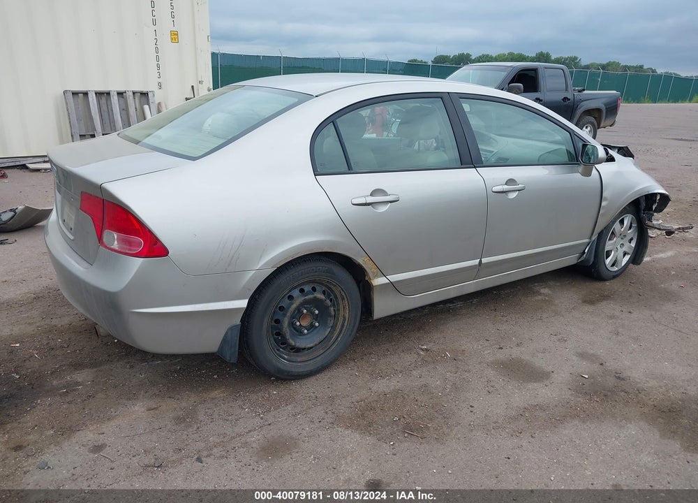 2006 HONDA CIVIC LX VIN: 1HGFA15526L073574