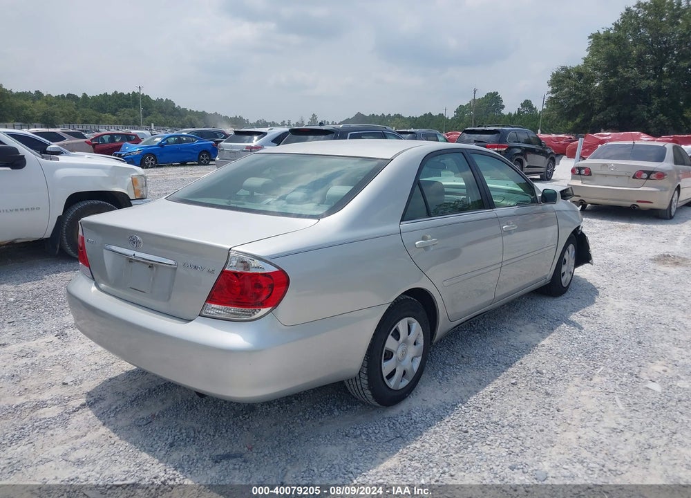 2005 TOYOTA CAMRY LE VIN: 4T1BE30K45U078497