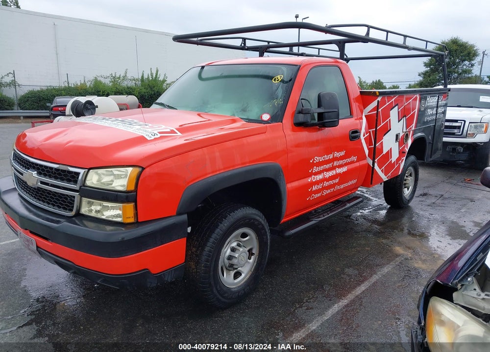 2006 CHEVROLET SILVERADO 2500HD WORK TRUCK VIN: 1GBHC24U86E110975