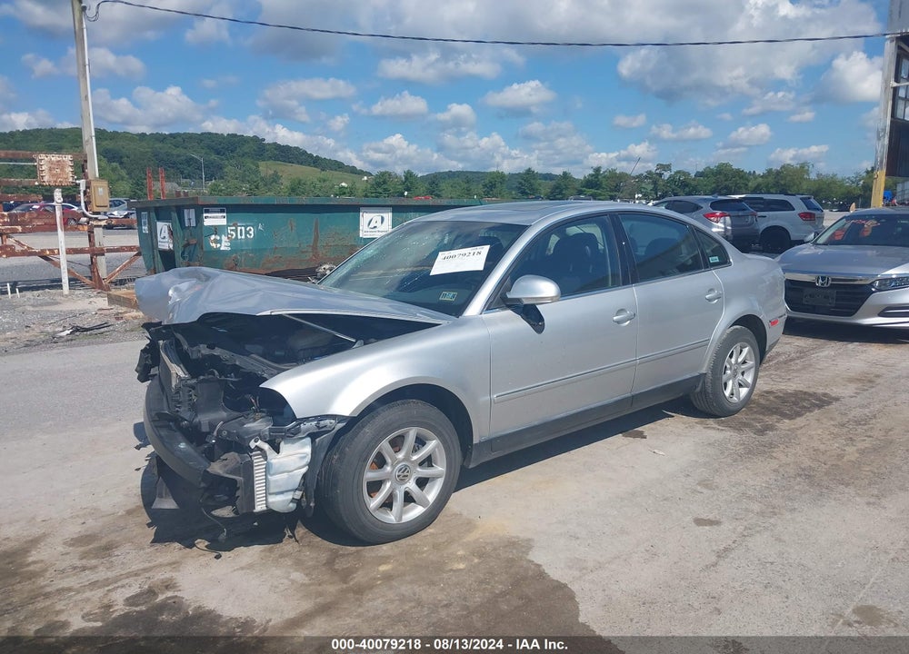2004 VOLKSWAGEN PASSAT VIN: WVWPD63B74P327012