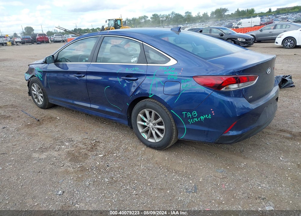 2019 HYUNDAI SONATA SE VIN: 5NPE24AF9KH772562