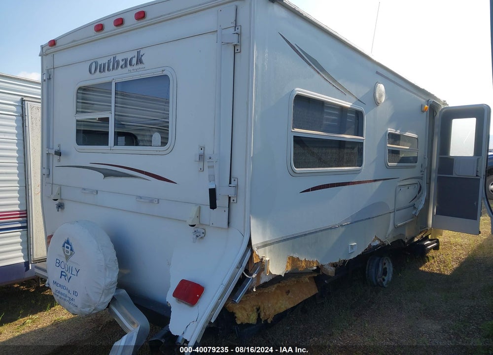 2006 KEYSTONE OUTBACK VIN: 4YDT21R2X6G923522